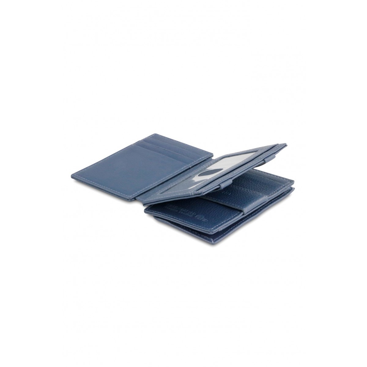 Garzini Magistrale Coin Wallet - Nappa - Μπλε (Navy Blue)