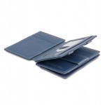 Garzini Magistrale Coin Wallet - Nappa - Μπλε (Navy Blue)