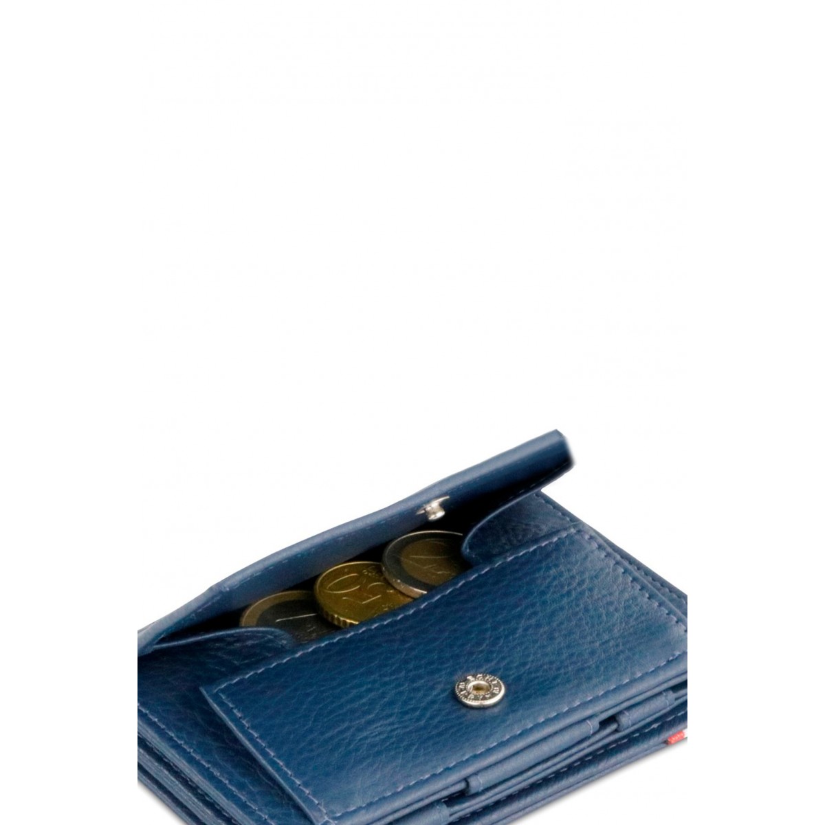 Garzini Magistrale Coin Wallet - Nappa - Μπλε (Navy Blue)