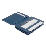 Garzini Magistrale Coin Wallet - Nappa - Μπλε (Navy Blue)