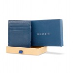 Garzini Magistrale Coin Wallet - Nappa - Μπλε (Navy Blue)