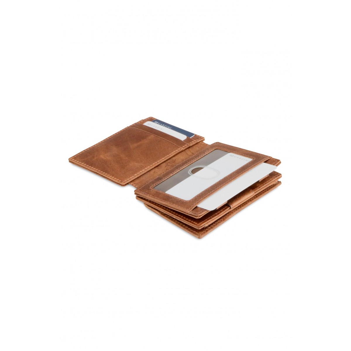 Garzini Magistrale Coin Wallet - Brushed - Καφέ