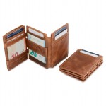 Garzini Magistrale Coin Wallet - Brushed - Καφέ