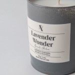 Εlements Collection: Lavender Wonder - 170g - Αρωματικό Κερί σε χρωματιστό ποτήρι