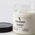 Soy Wax Series: Mystique Amber - 170g - Φυτικό Κερί Σόγιας σε βάζο