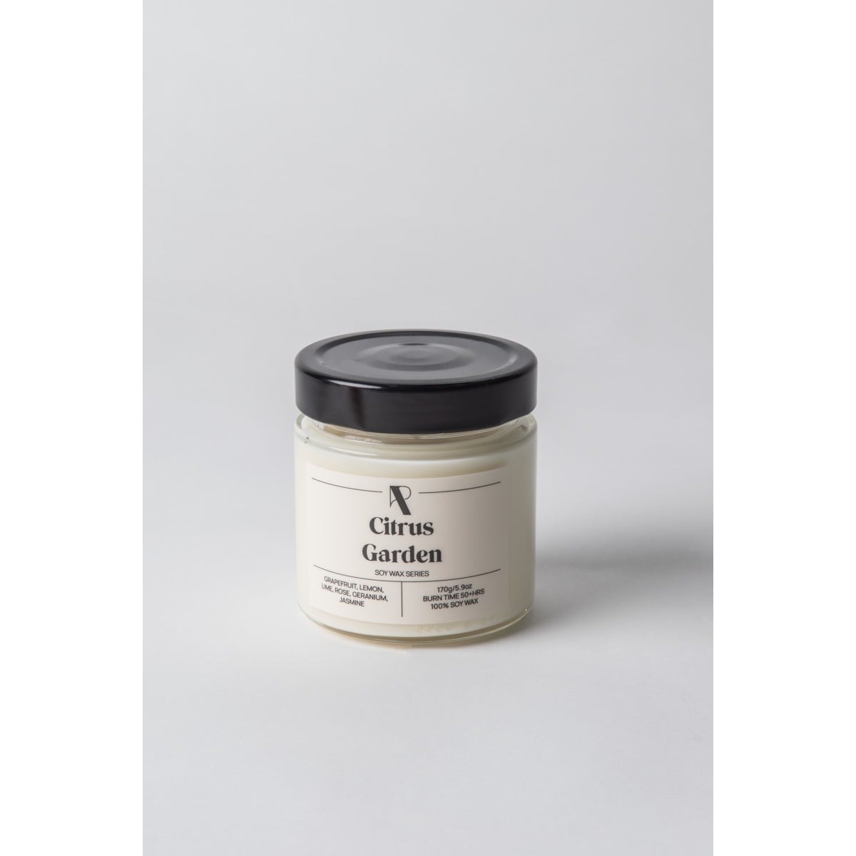 Soy Wax Series: Citrus Garden - 170g - Φυτικό Κερί Σόγιας σε βάζο