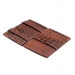 Garzini Cavare Wallet - Croco - Καφέ (Brown)