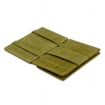 Garzini Cavare Coin Pocket Wallet - Vintage - Πράσινο (Olive Green)