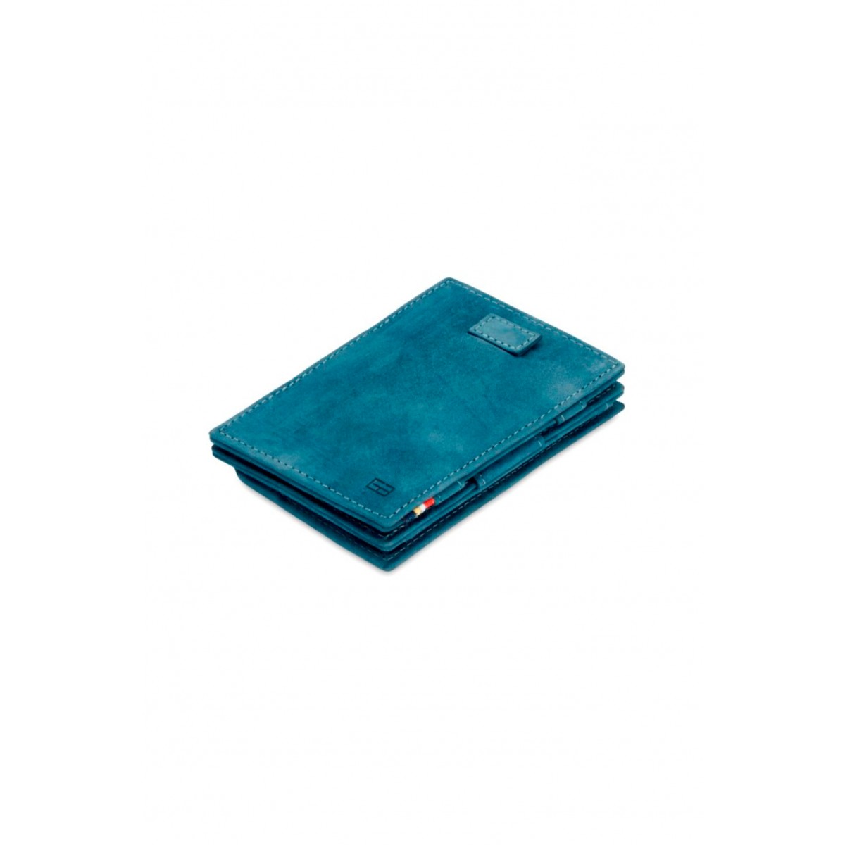 Garzini Cavare Coin Pocket Wallet - Vintage - Μπλε (Sapphire Blue)