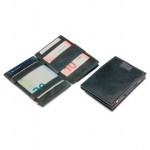 Garzini Cavare Coin Pocket Wallet - Brushed - Μαύρο