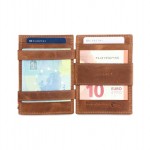 Garzini Cavare Coin Pocket Wallet - Brushed - Καφέ