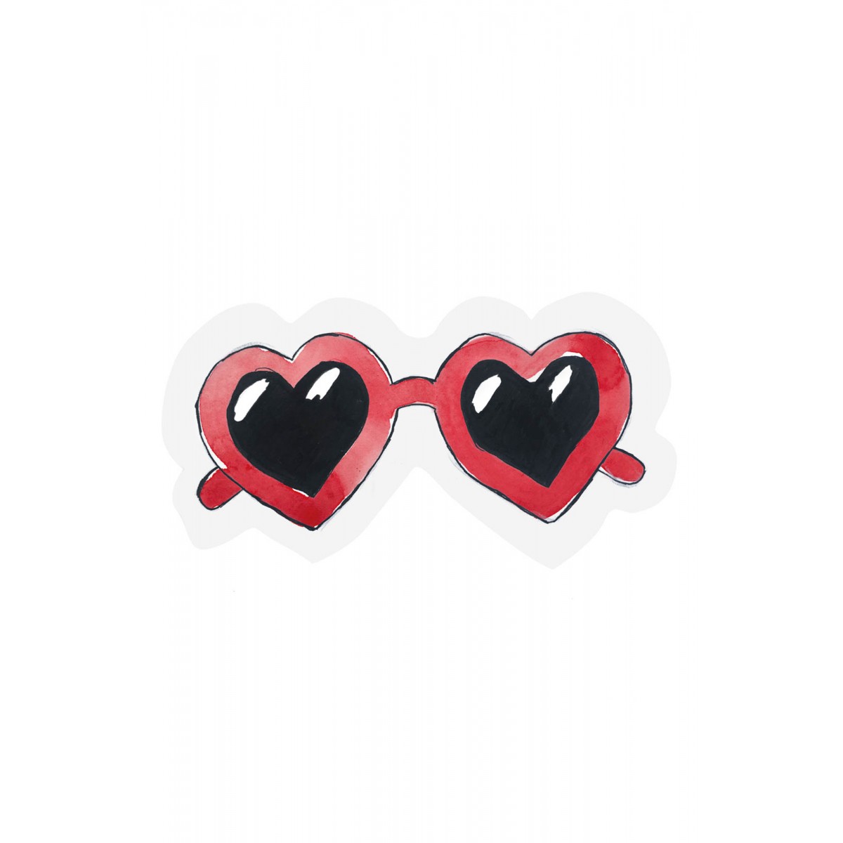 The Gift Label Heart glasses - Cut- out Ευχετήρια κάρτα