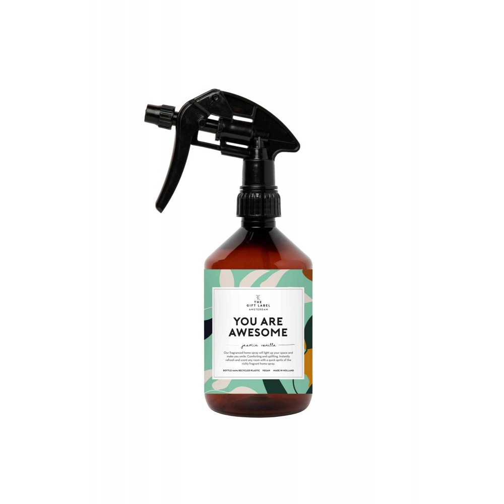 The Gift Label Room Spray Αρωματικό Σπρέι Χώρου 500ml - You Are Awesome - Jasmine/Vanilla