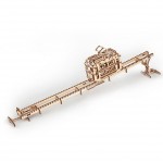 Ugears Ξύλινο Μηχανικό 3D Παζλ - Τραμ σε γραμμές - 76.7x7.3x16cm