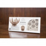 Ugears Ξύλινο Μηχανικό 3D Παζλ - Μηχανικό Λουλούδι - 13x13x16cm