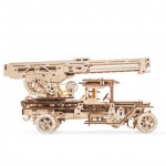 Ugears Ξύλινο Μηχανικό 3D Παζλ - Πυροσβεστικό - 34.5x20x12.5cm