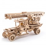 Ugears Ξύλινο Μηχανικό 3D Παζλ - Πυροσβεστικό - 34.5x20x12.5cm