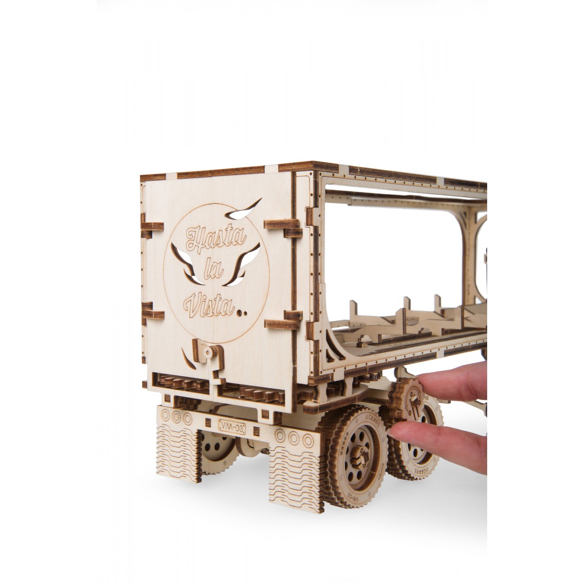 Ugears Ξύλινο Μηχανικό 3D Παζλ - Καρότσι για το φορτηγό Heavy Boy VM-03 - 36.5x12x16cm