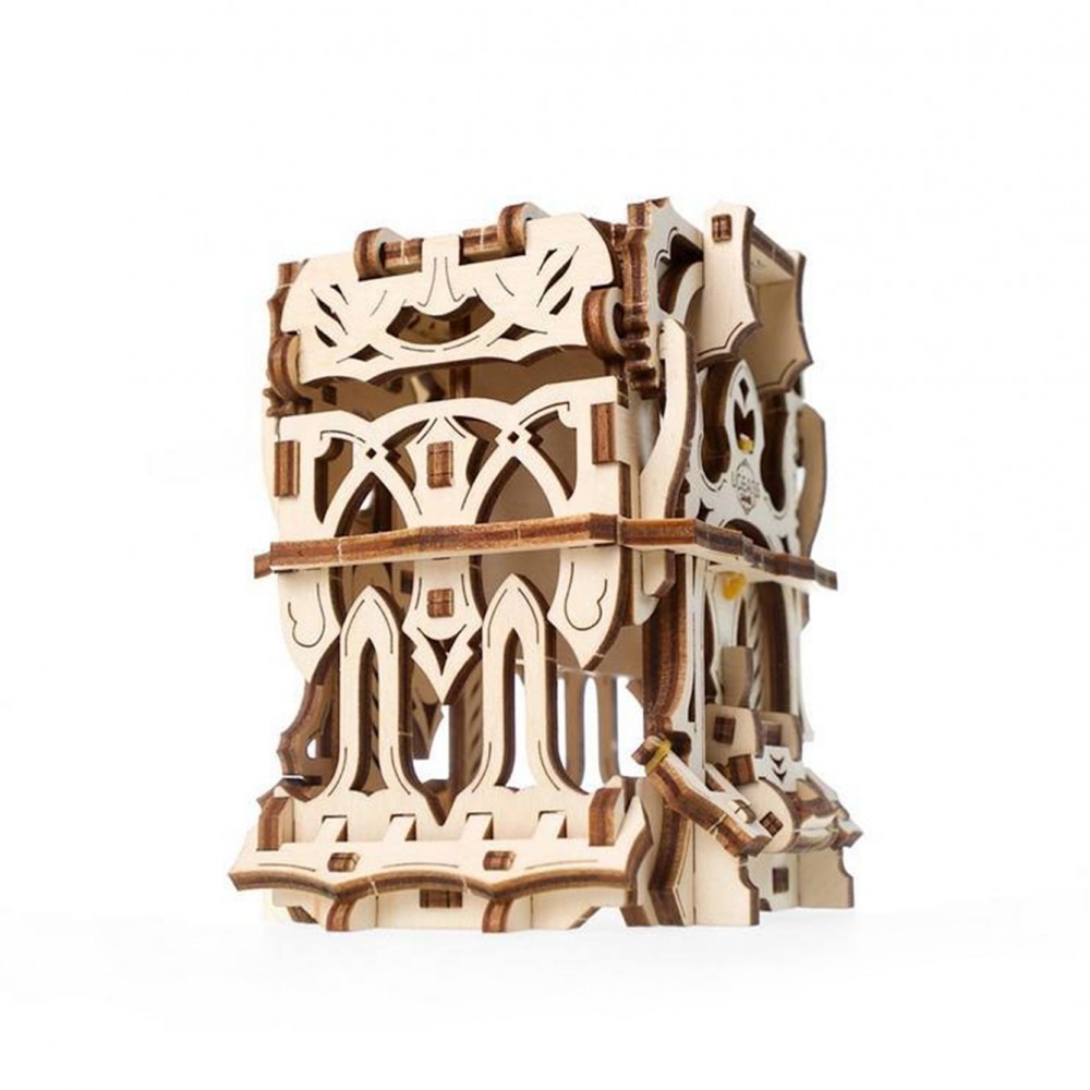Ugears Μηχανικό 3D Παζλ - Κουτί για Τράπουλα - 9.4 x 8.4 x 11.2 cm