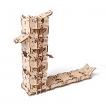 Ugears Μηχανικό 3D Παζλ - Πύργος για Ζάρι - 33.2 x 8.4 x 27.3 cm