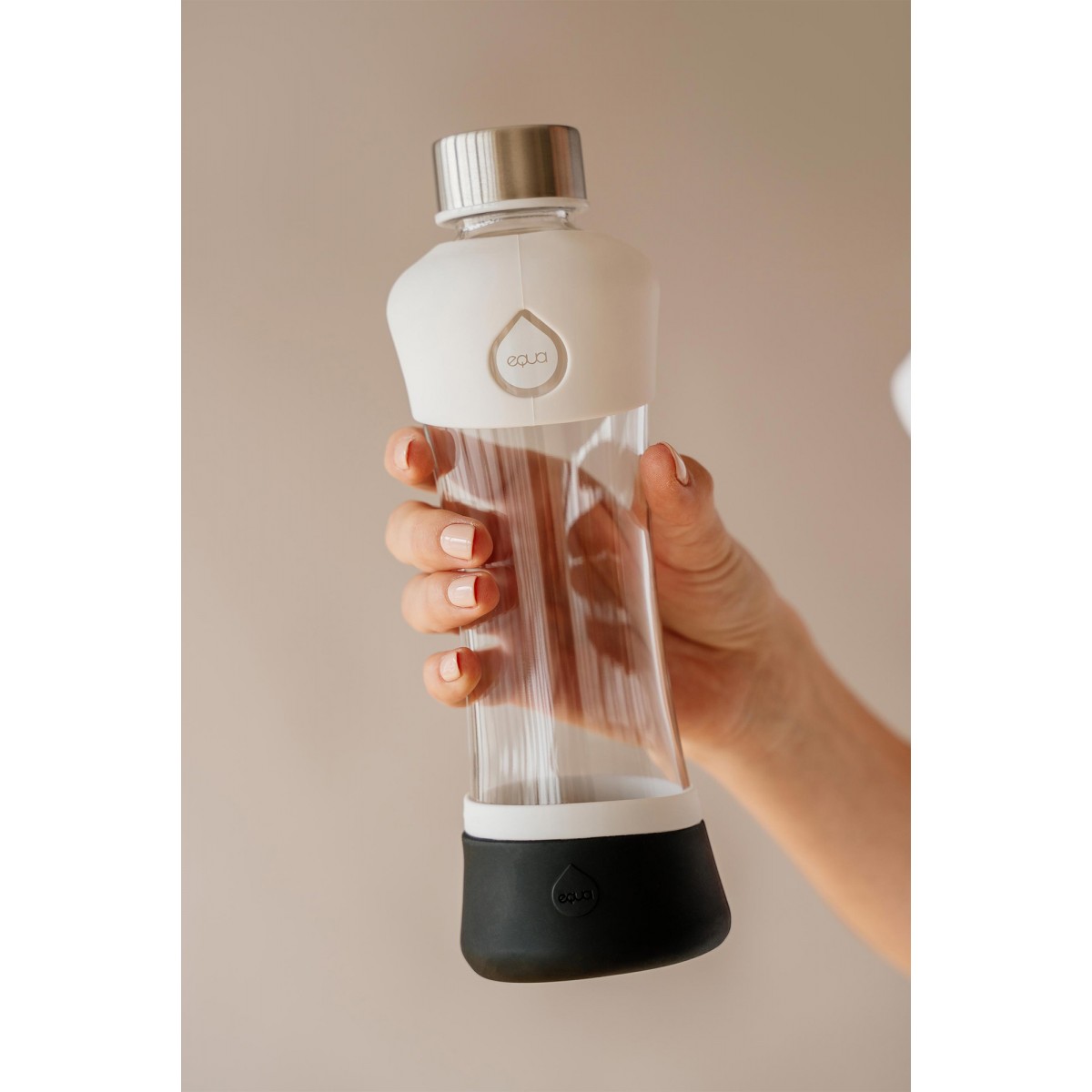 Equa - Glass Bottle Active White 550ml