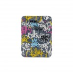 Hunterson Magic Wallet - Δερμάτινο Πορτοφόλι με RFID - Scribble Graffiti Print