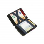 Hunterson Magic Wallet - Δερμάτινο Πορτοφόλι με RFID - Scribble Graffiti Print