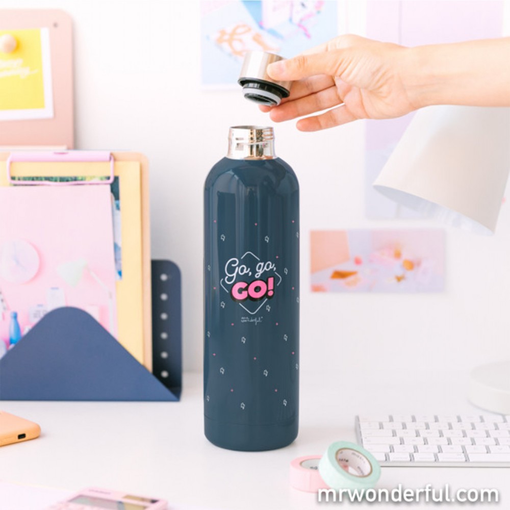 Mr. Wonderful Μπουκάλι Θερμός 750ml - Go, go, go!