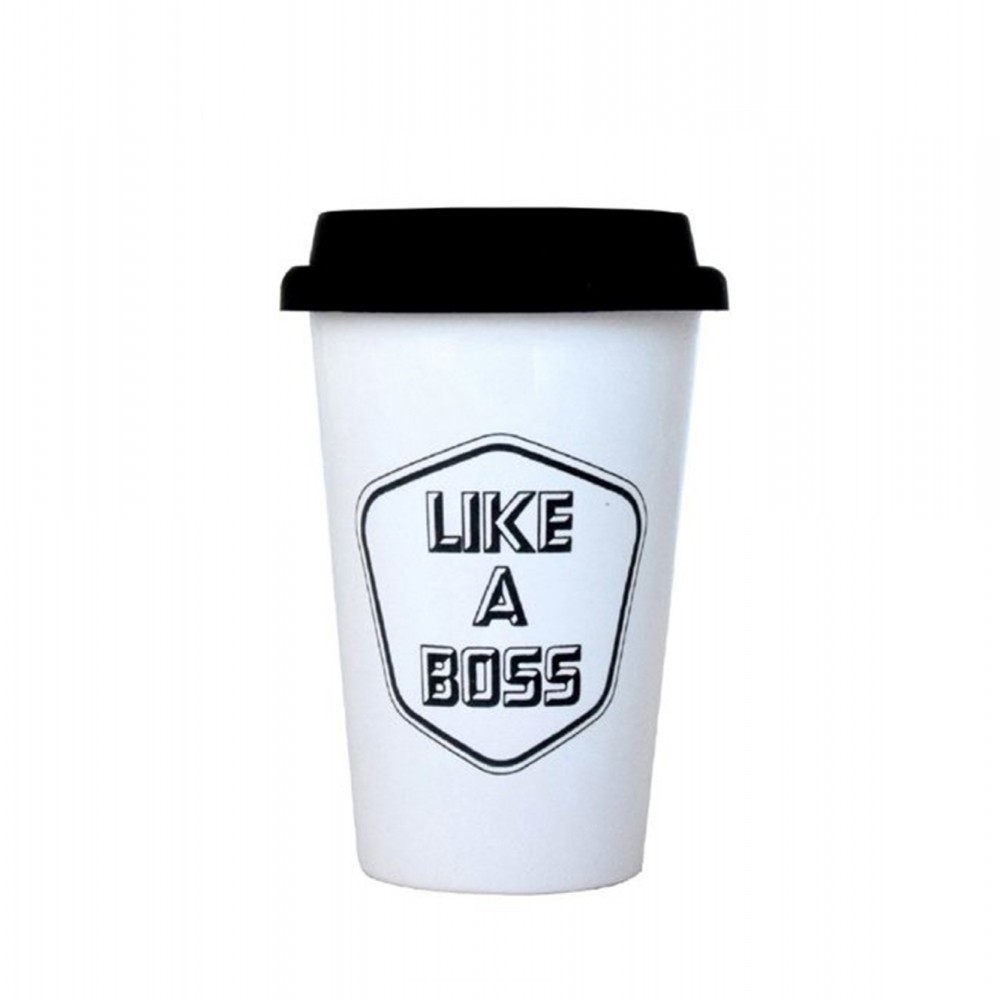 The Gift Label "Like a Boss" Ceramic Cup 350ml