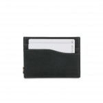 Garzini Leggera Card Holder - Vintage - Μαύρο (Carbon Black)