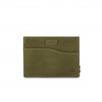 Garzini Leggera Card Holder - Vintage - Πράσινο (Olive Green)