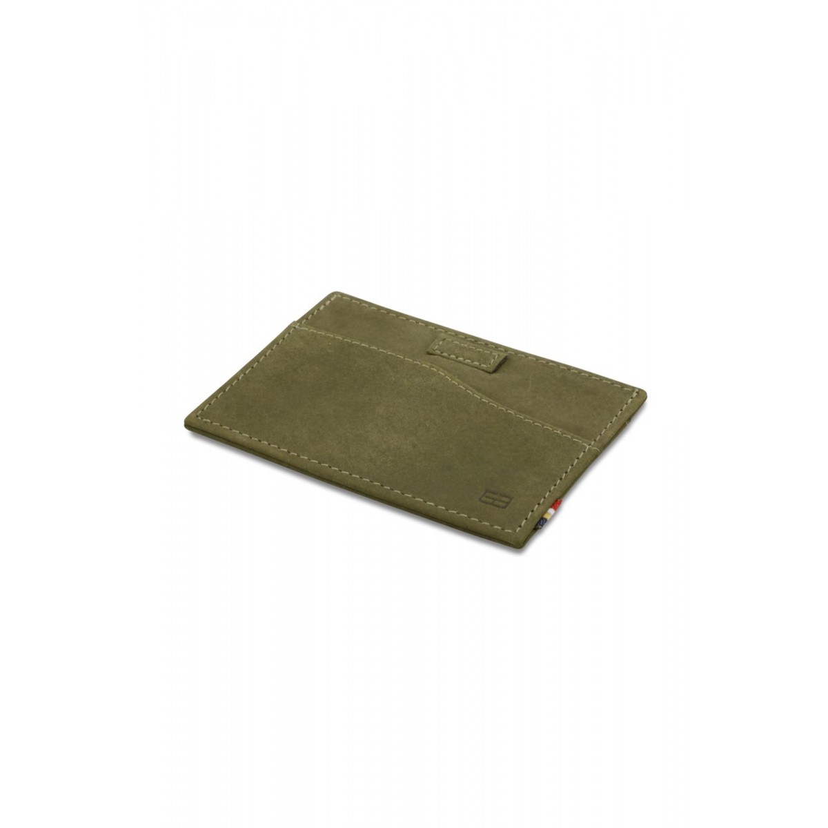 Garzini Leggera Card Holder - Vintage - Πράσινο (Olive Green)