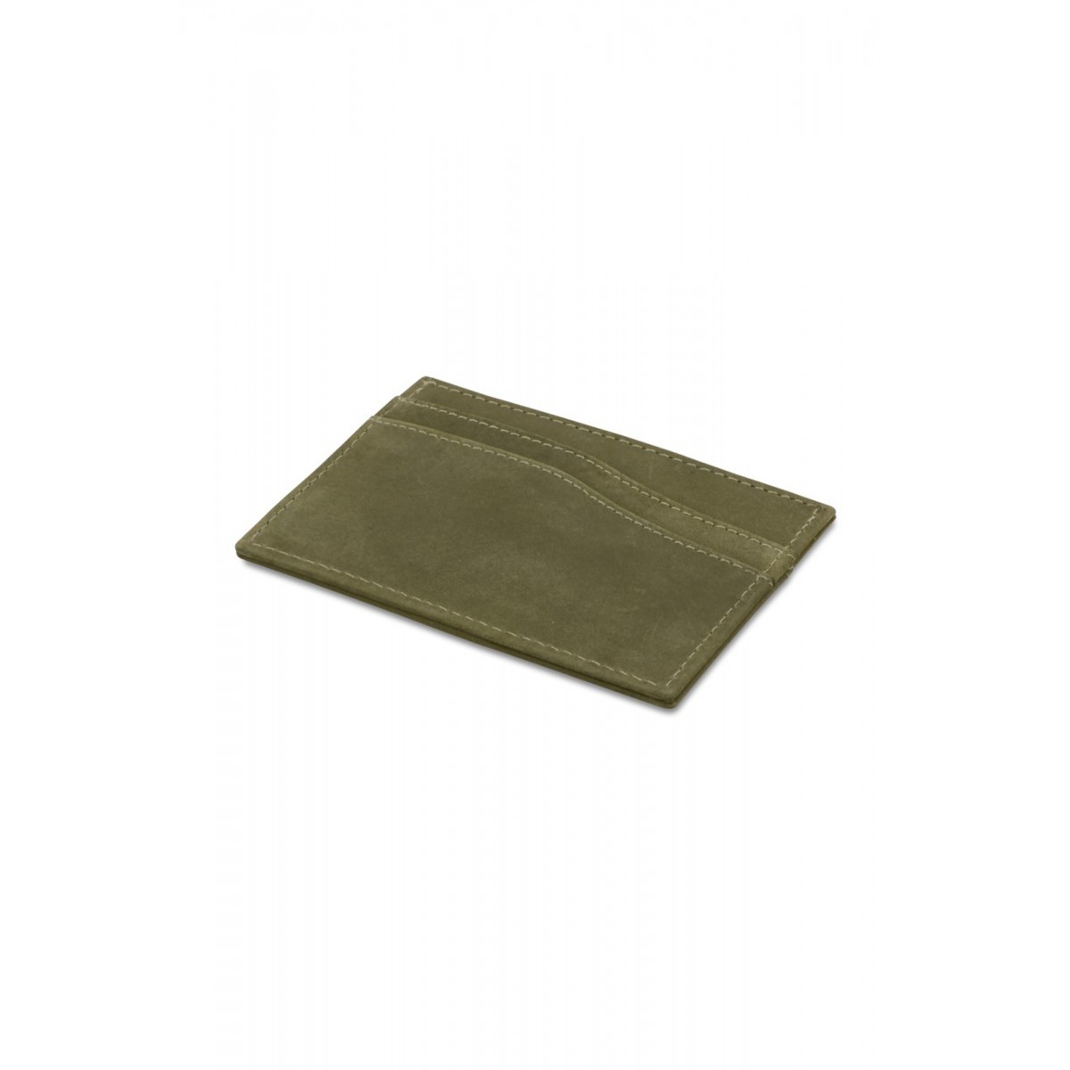 Garzini Leggera Card Holder - Vintage - Πράσινο (Olive Green)