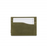Garzini Leggera Card Holder - Vintage - Πράσινο (Olive Green)