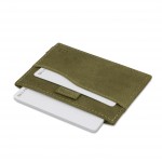 Garzini Leggera Card Holder - Vintage - Πράσινο (Olive Green)