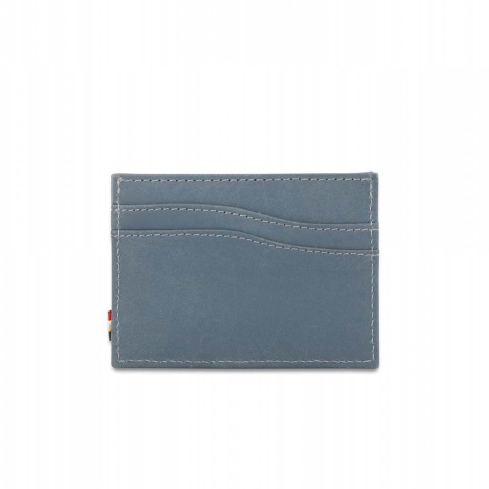 Garzini Leggera Card Holder - Vintage - Μπλε (Sapphire Blue)