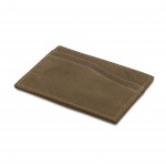 Garzini Leggera Card Holder - Vintage - Καφέ Σκούρο (Java Brown)