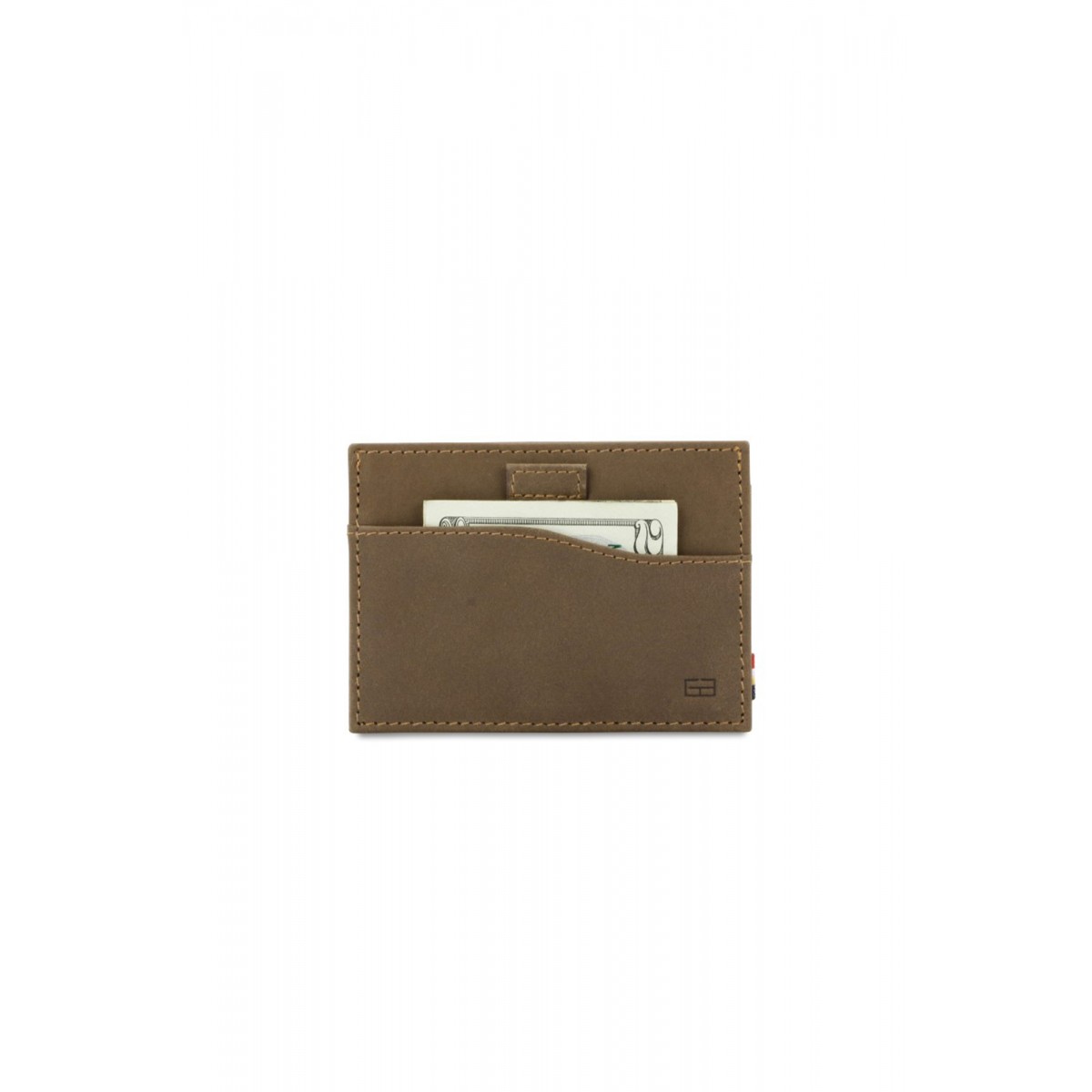 Garzini Leggera Card Holder - Vintage - Καφέ Σκούρο (Java Brown)