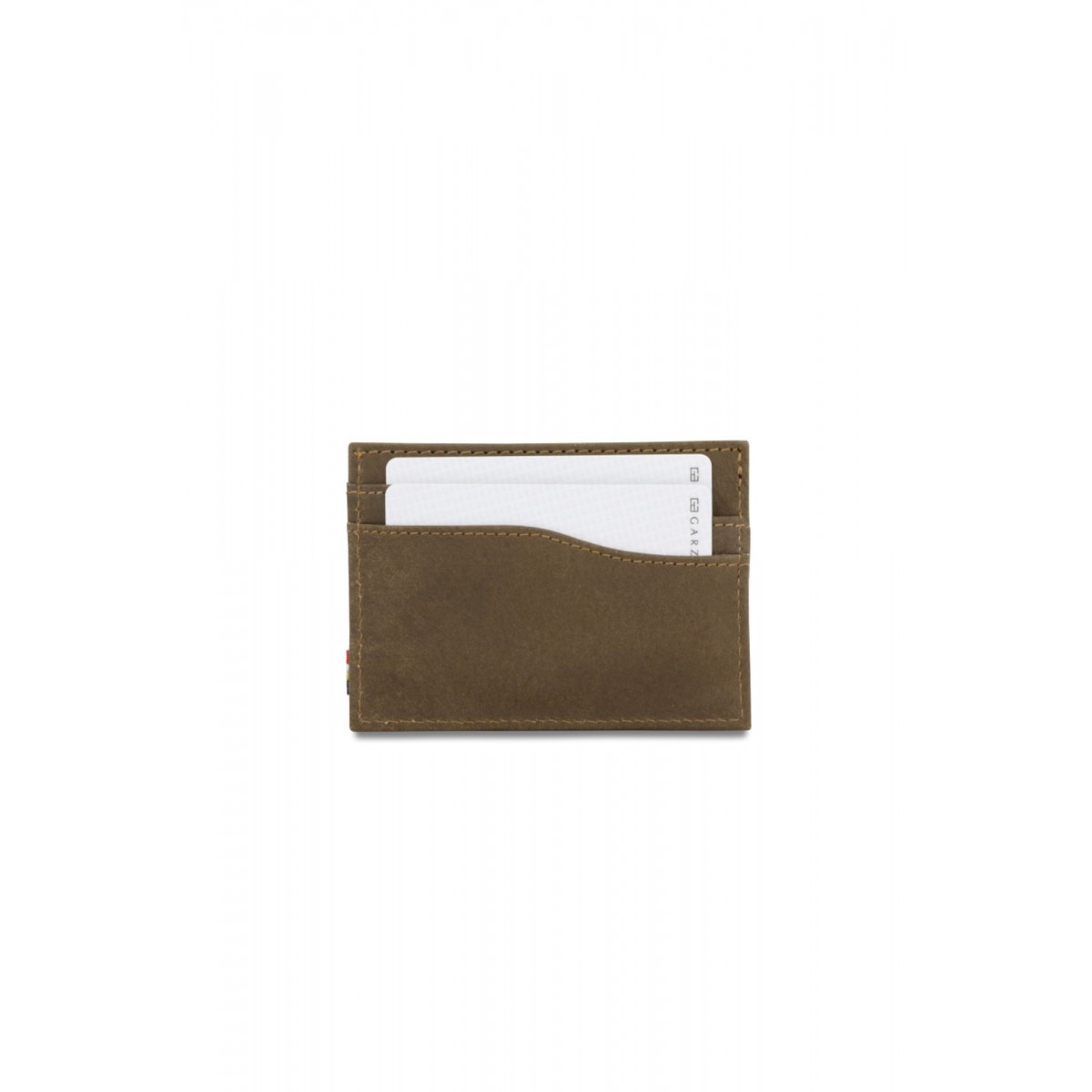 Garzini Leggera Card Holder - Vintage - Καφέ Σκούρο (Java Brown)