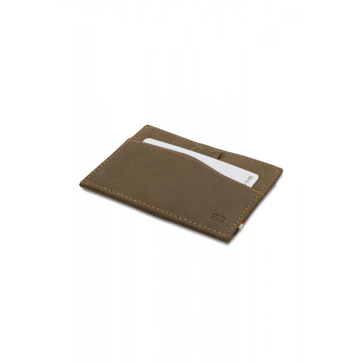 Garzini Leggera Card Holder - Vintage - Καφέ Σκούρο (Java Brown)