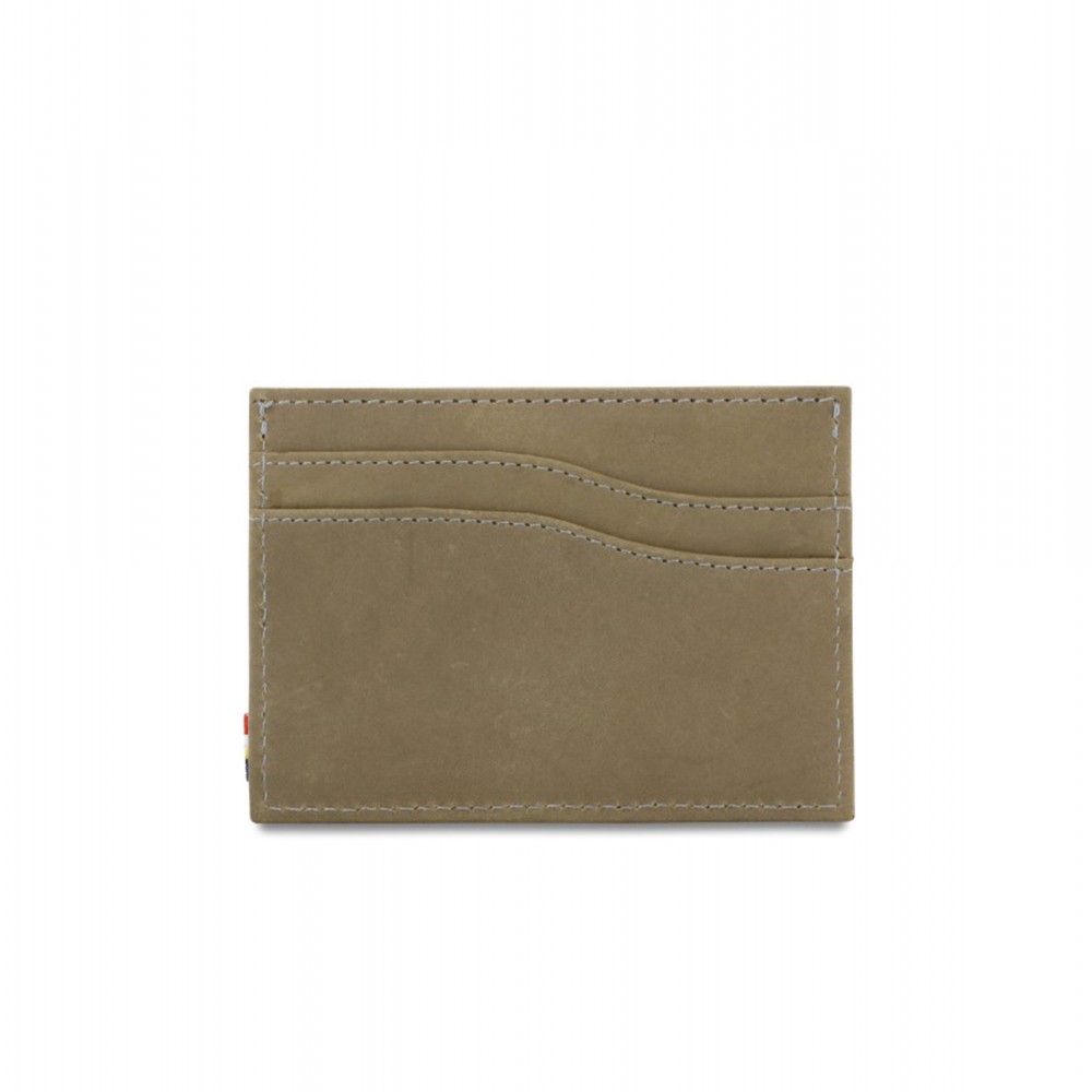 Garzini Leggera Card Holder - Vintage - Γκρι (Metal Grey)