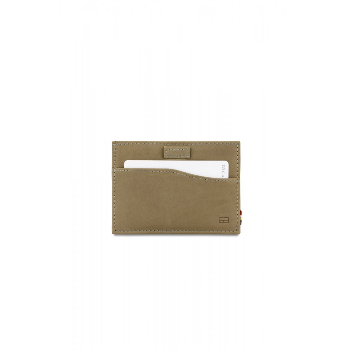 Garzini Leggera Card Holder - Vintage - Γκρι (Metal Grey)