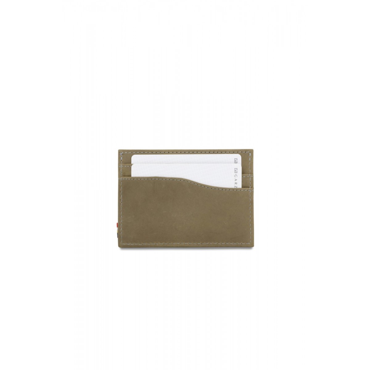 Garzini Leggera Card Holder - Vintage - Γκρι (Metal Grey)