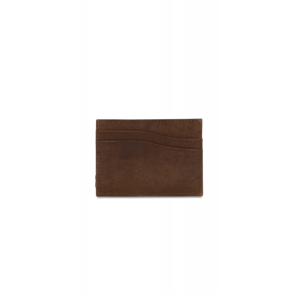 Garzini Leggera Card Holder - Brushed - Καφέ (Brushed Brown)