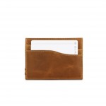 Garzini Leggera Card Holder - Brushed - Καφέ Κονιάκ (Brushed Cognac)