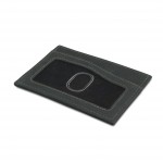 Garzini Leggera Card Holder with ID Window - Vintage - Μαύρο (Carbon Black)