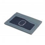 Garzini Leggera Card Holder with ID Window - Vintage - Μπλε (Sapphire Blue)