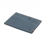 Garzini Leggera Card Holder with ID Window - Vintage - Μπλε (Sapphire Blue)