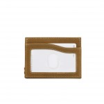 Garzini Leggera Card Holder with ID Window - Vintage - Καφέ Ανοιχτό (Camel Brown)