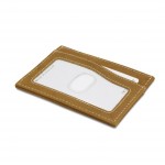 Garzini Leggera Card Holder with ID Window - Vintage - Καφέ Ανοιχτό (Camel Brown)